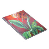 Rote und gelbe Tulpen Notizblock (Rechte Seite)