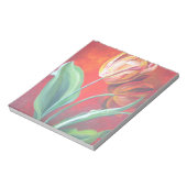 Rote und gelbe Tulpen Notizblock (Rotiert)