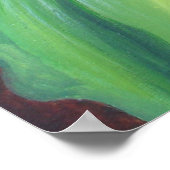 Rote und gelbe Tulpen Poster (Ecke)