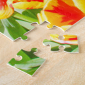 Rote und gelbe Tulpen Puzzle (Seite)