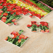 Rote und gelbe Tulpen Puzzle (Seite)