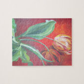 Rote und gelbe Tulpen Puzzle (Horizontal)