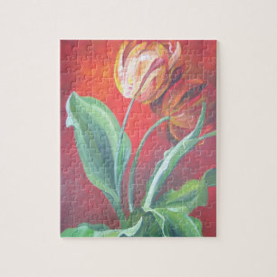 Rote und gelbe Tulpen Puzzle