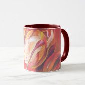 Rote und gelbe Tulpen Tasse (VorderseiteRechts)