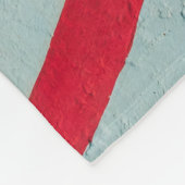 Rote und gelbe Wand Fleecedecke (Ecke)