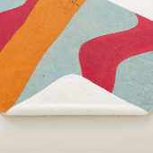 Rote und gelbe Wand Sherpadecke (3/4)