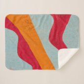 Rote und gelbe Wand Sherpadecke (Vorderseite (Horizontal))