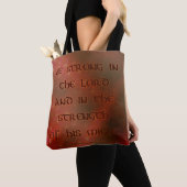 Rote und Gold-Bibelverse Tasche (Von Nahem)