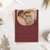 Rote und Gold Moderne Foto Weihnachten