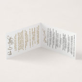 Rote und goldene Lippen - Lipsense Visitenkarten (Innenseite)