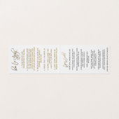 Rote und goldene Lippen - Lipsense Visitenkarten (Innenseite Aufgefaltet)