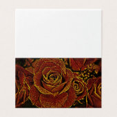 Rote und goldene Rose (Außenseite Aufgefaltet)