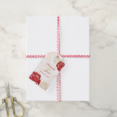 Rote und goldene Rose Hochzeit Danke, dass Sie ein Geschenkanhänger (Mit Garn)