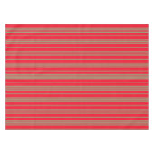 Rote und goldene Streifen Tischdecke (Vorderseite (Horizontal))