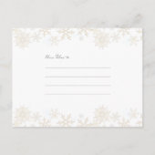 Rote und goldene Weihnachtszeit Foto Postkarte (Rückseite)