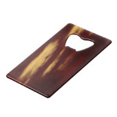 Rote und Goldmedaillen Abstrakt Kreditkartenflaschenöffner (Rückseite Schrägansicht)