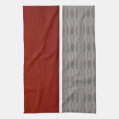 Rote und graue Grafik Handtuch (Vertikal)