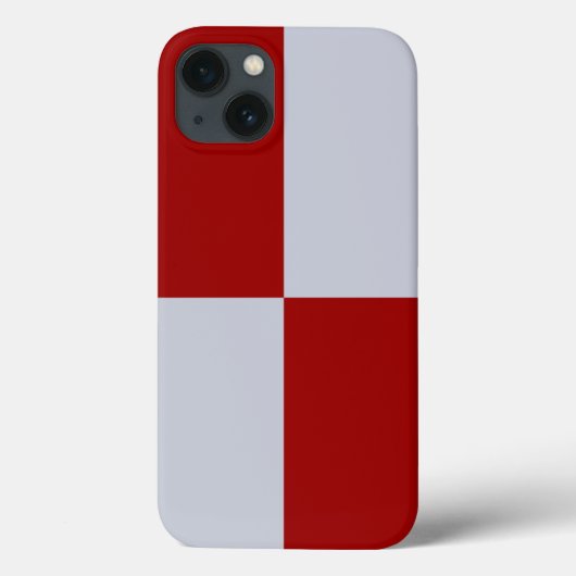 Rote und graue Rechtecke Case-Mate iPhone Hülle (Rückseite)