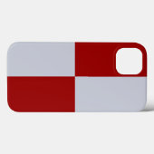 Rote und graue Rechtecke Case-Mate iPhone Hülle (Rückseite (Horizontal))