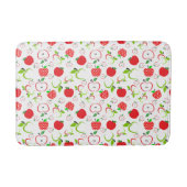 Rote und grüne Äpfel Badematte (Vorderseite)