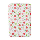 Rote und grüne Äpfel Badematte (Vorderseite Vertikal)