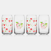 Rote und grüne Äpfel Dosenglas (Hinten)