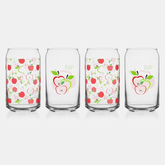 Rote und grüne Äpfel Dosenglas (Hinten)