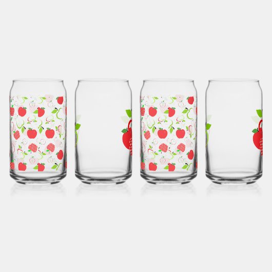 Rote und grüne Äpfel Dosenglas (Rechts)