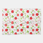 Rote und grüne Äpfel Geschirrtuch (Horizontal)