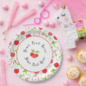 Rote und grüne Äpfel Pappteller (Party)