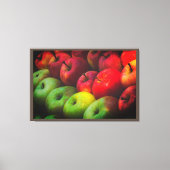 Rote und grüne Äpfel Rich Premium Wrapped Wall Art Leinwanddruck (Vorderseite)