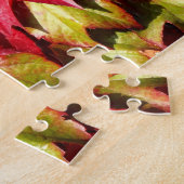 Rote und grüne Blätter, natürlich Puzzle (Seite)