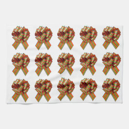 Rote und grüne Bogen Küchentücher