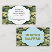 Rote und grüne Camouflage Begleitkarte (Vorne/Hinten)