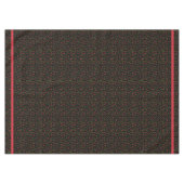 Rote und grüne Chilis auf schwarz-zartem mexikanis Tischdecke (Vorderseite (Horizontal))