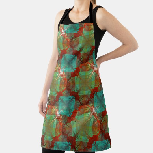 Rote und grüne Chromatische Fusion-Schürze Schürze (InSitu)