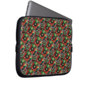 Rote und grüne Elektronik-Tasche Laptopschutzhülle (Vorne Rechts)