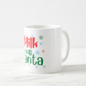 Rote und grüne festliche Milch für die Santa Tasse (VorderseiteRechts)