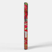 Rote und grüne Flora Case-Mate iPhone Hülle (Rückseite / Rechts)