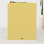 Rote und grüne Herzen Karte (Rückseite)