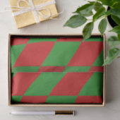 Rote und grüne Karton Seidenpapier (Geschenk)