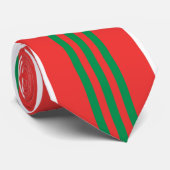Rote und grüne Krawatte (Gerollt)