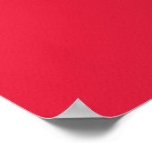 Rote und grüne küssende Lippen Poster (Ecke)