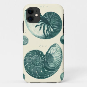 Rote und grüne Meeresmuschel-Kunst Case-Mate iPhone Hülle