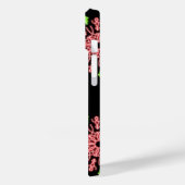 Rote und grüne Neonerde Blume Case-Mate iPhone Hülle (Rückseite / Links)