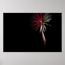 Rote und grüne Palme