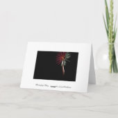 Rote und grüne Palmkarte Karte (Rückseite)