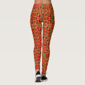 Rote und grüne Paprikaschoten, Leggings (Rückseite)