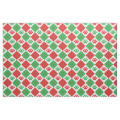 Rote und grüne Raute Paare Stoff (Fat Quarter (45,7 x 55,9 cm))
