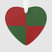 Rote und grüne Rechtecke Ornament (Vorderseite)